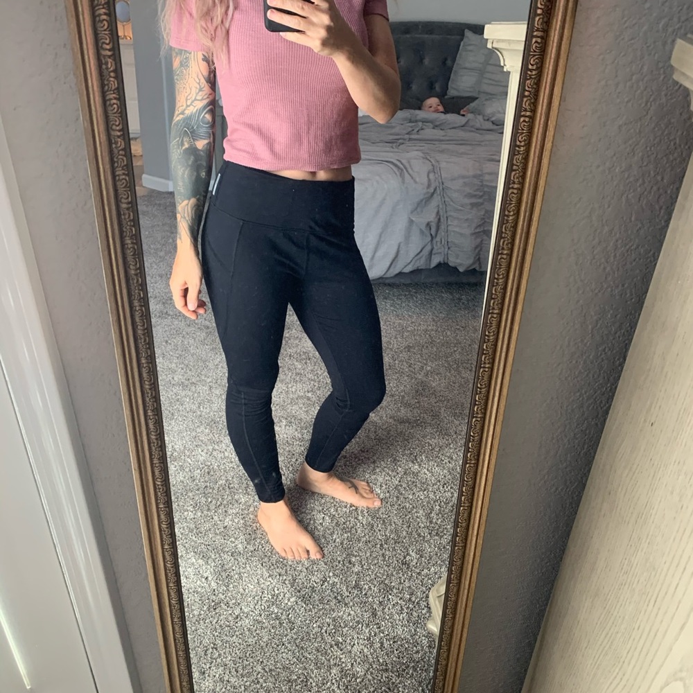 Black workout pants